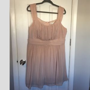 Forever 21 Light Pink Crepe Cocktail Dress